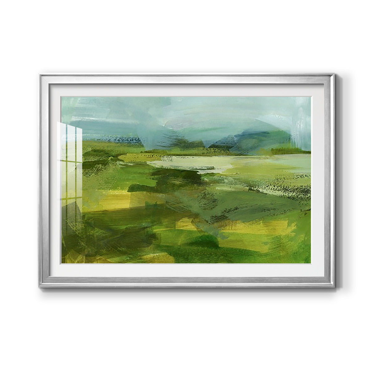 Emerald View IV Premium Framed Print - Ready to Hang