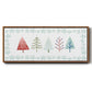 Christmas Tree Whimsy Collection C - Floater Framed Canvas Print