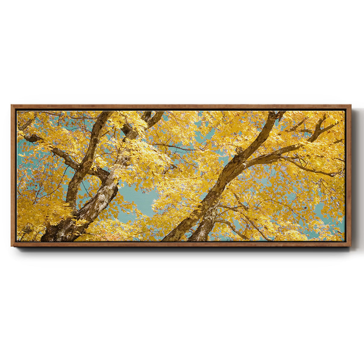Autumn Tapestry V - Floater Framed Canvas Print