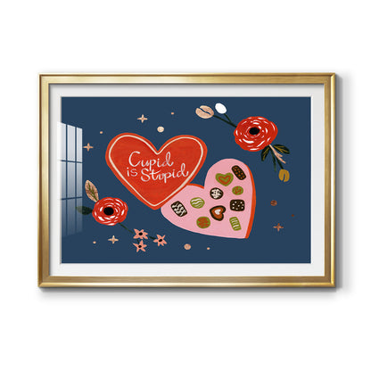 Happy Galentine II Premium Framed Print - Ready to Hang