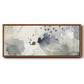Dried Bergamot in Mist II - Floater Framed Canvas Print