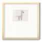 Floral Giraffe - Double Matboard Framed Print