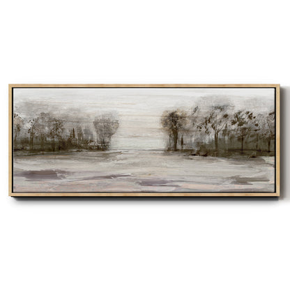 Near Graham Mountain - Floater Framed Canvas Print