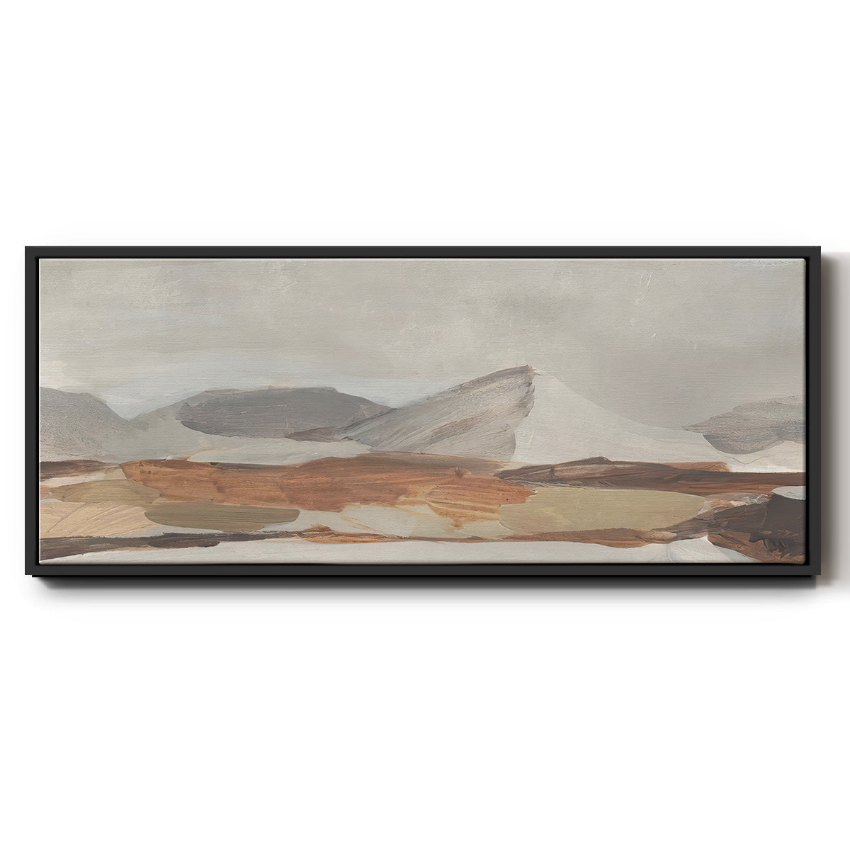 Dusky Mountain II - Floater Framed Canvas Print