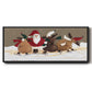 Skater Chorus Line - Floater Framed Canvas Print
