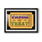 Trick or Treat Ticket Premium Framed Print - Ready to Hang