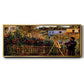 Monet Painting in His Garden in Argenteuil - Floater Framed Canvas Print