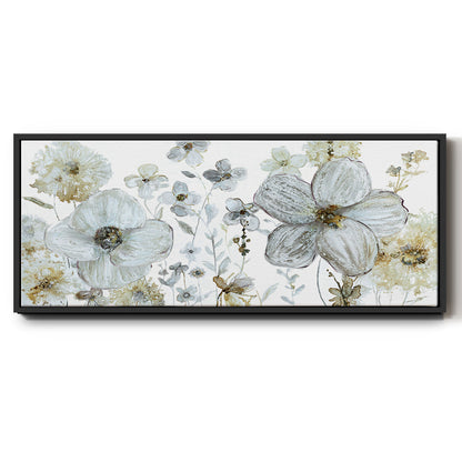 Garden Glitter III - Floater Framed Canvas Print