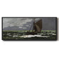 Stormy Seascape, 1867 - Floater Framed Canvas Print