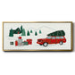 Going to Grandmas Collection D - Floater Framed Canvas Print