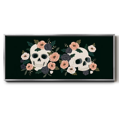 Skull & Snake Collection D - Floater Framed Canvas Print