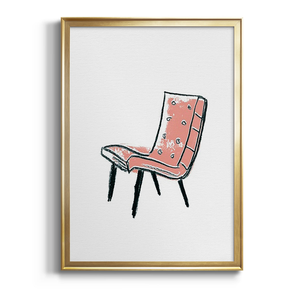 Take a Seat IX - Modern Framed Canvas Print
