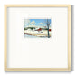 Winter Barn III Premium Framed Print Double Matboard