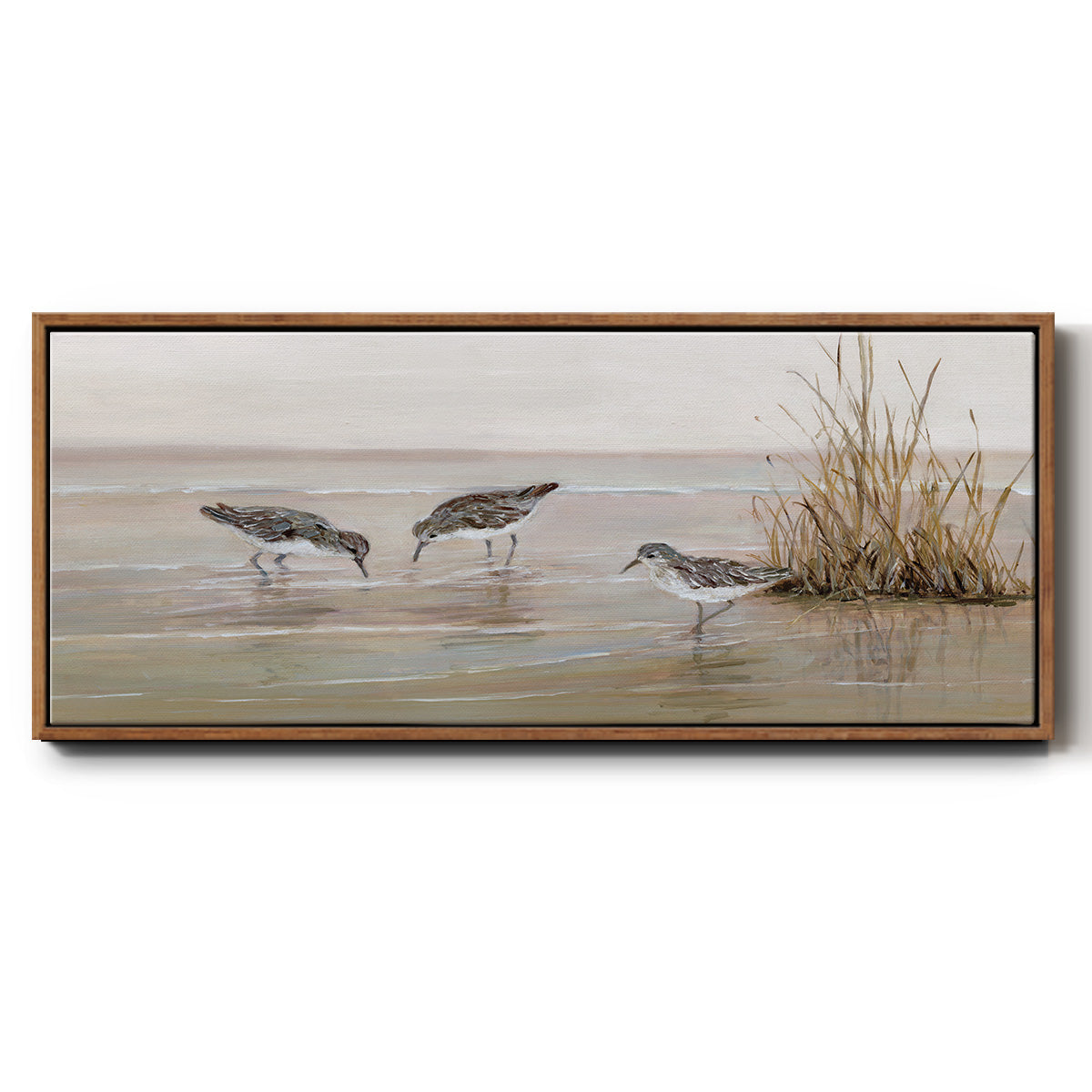 Early Risers II - Floater Framed Canvas Print