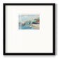 Turquoise Cliff Wall II - Double Matboard Framed Print
