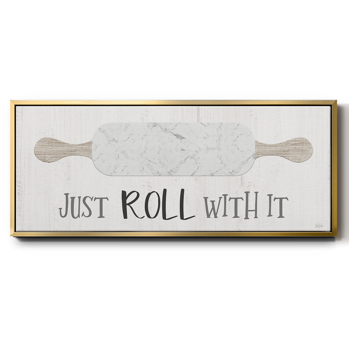 Roll With It - Floater Framed Canvas Print