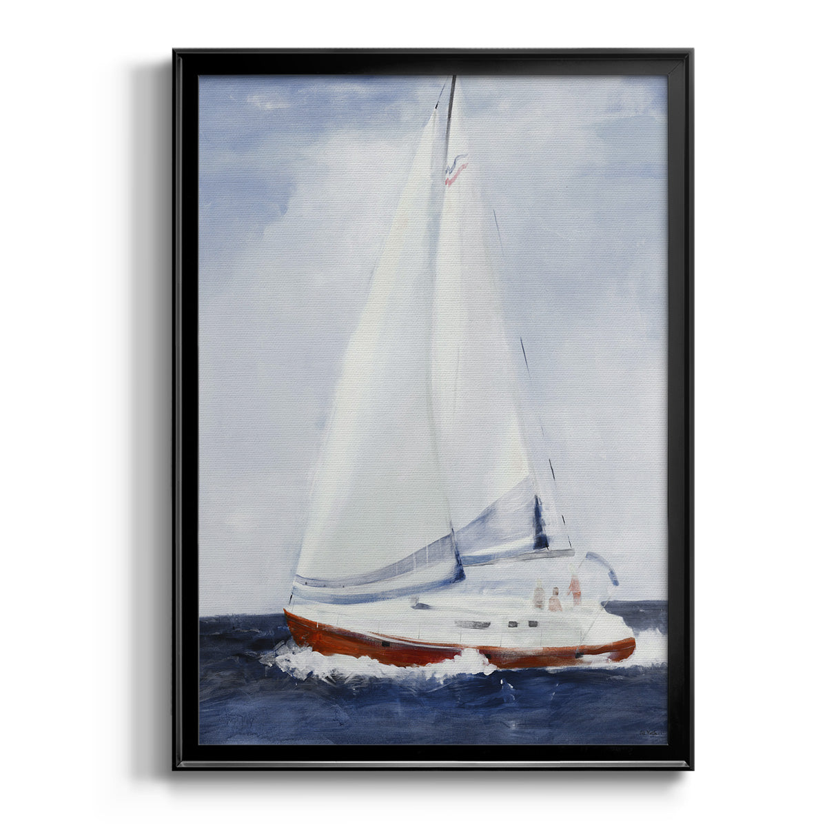 Chasing the Sun - Modern Framed Canvas Print