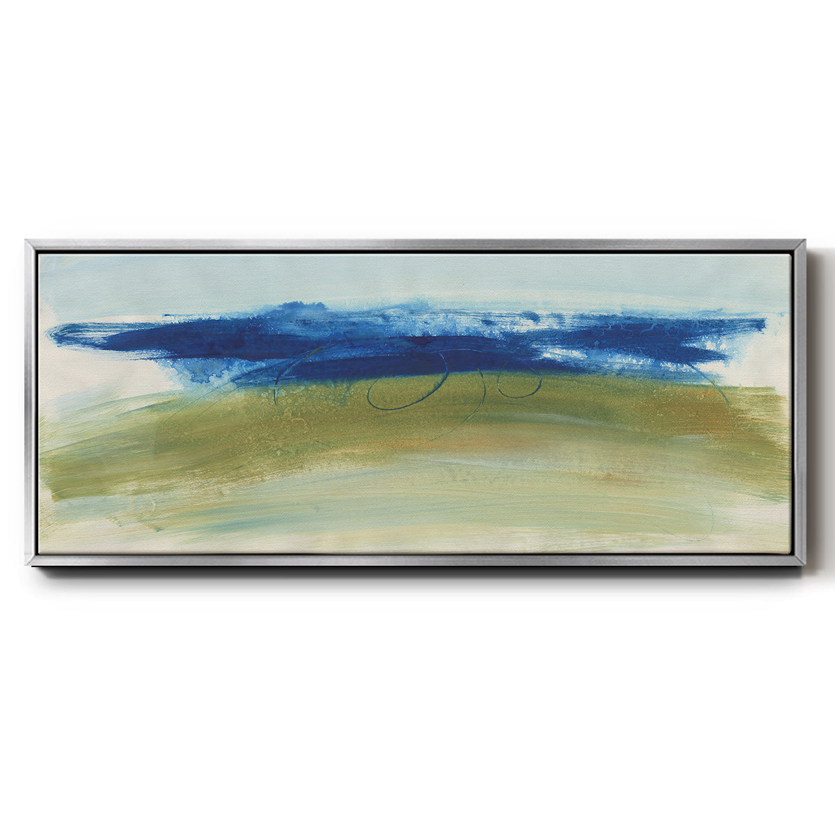 Mirages I - Floater Framed Canvas Print