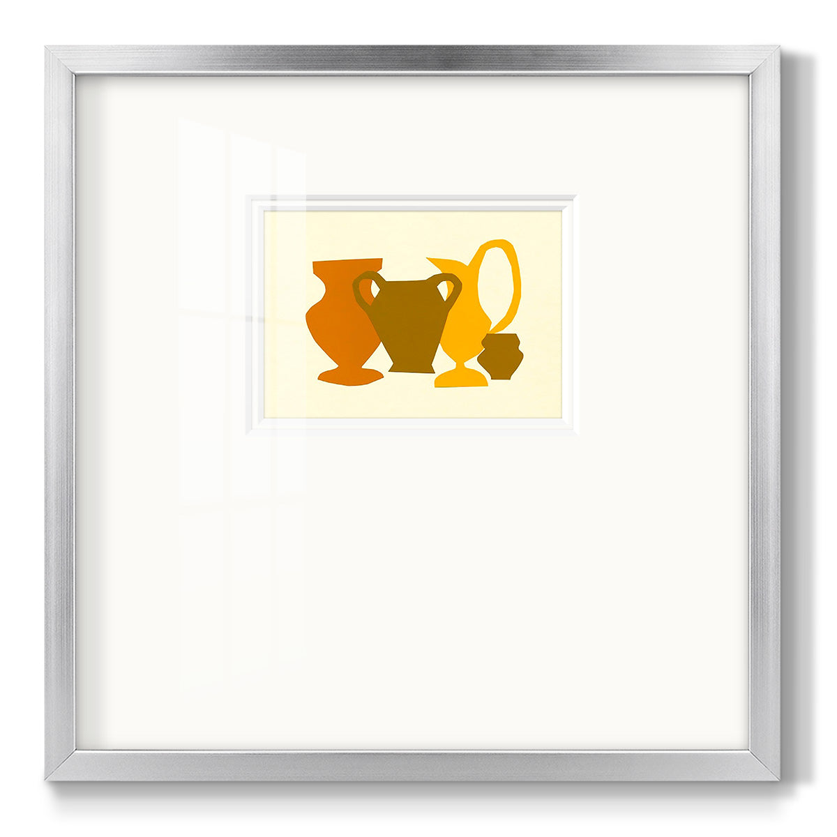 Posing Pottery II Premium Framed Print Double Matboard