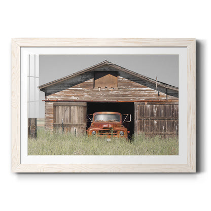 Vintage Ride - Barnwood Framed Art Print