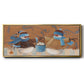 Snowball Bucket - Floater Framed Canvas Print