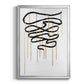 Weeping Ribbon I - Modern Framed Canvas Print