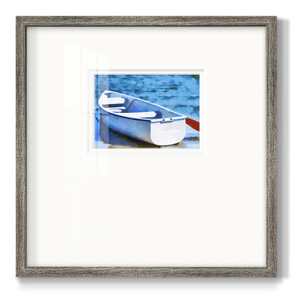 Colorful Rowboat II Premium Framed Print Double Matboard