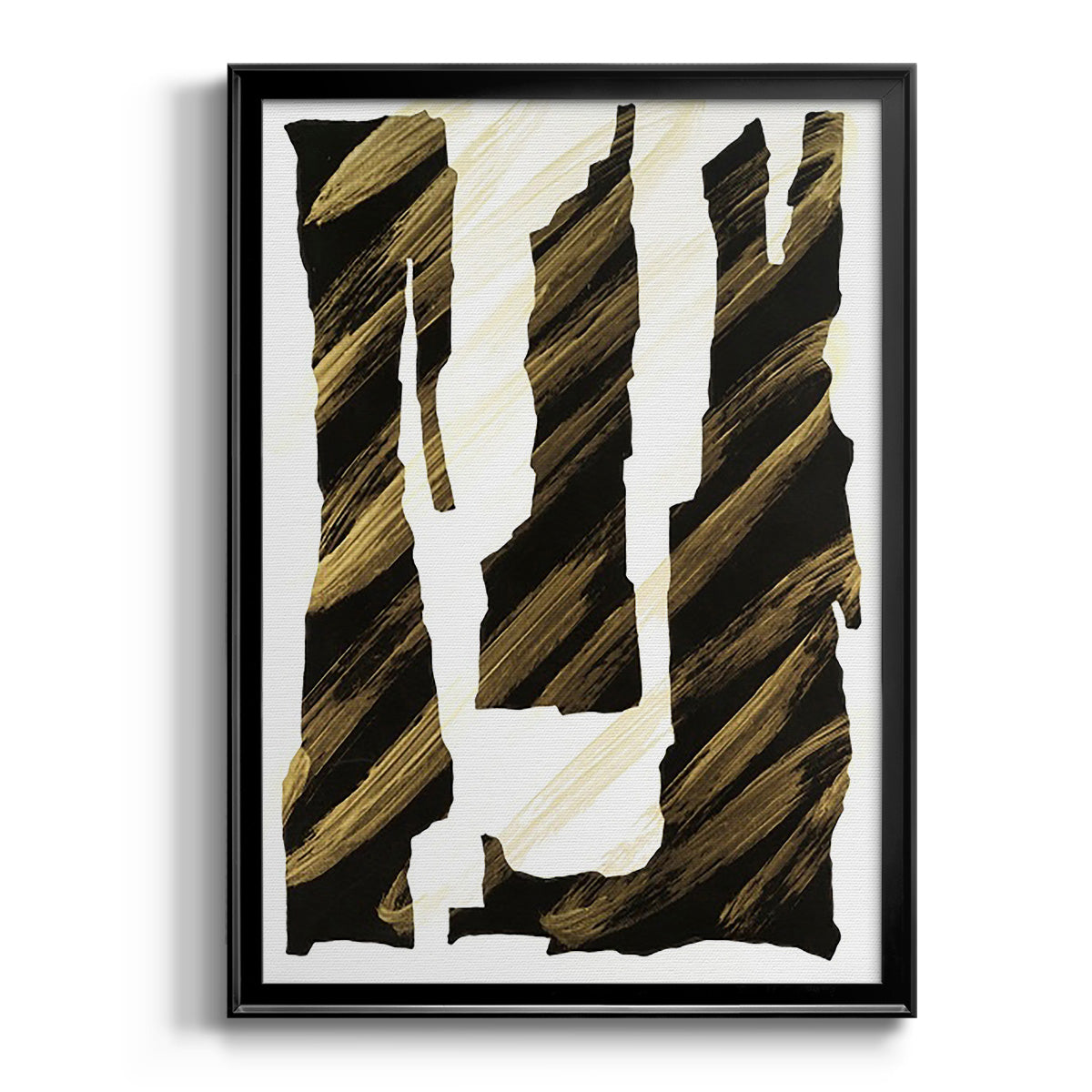 Onyx Obelisks I - Modern Framed Canvas Print