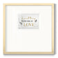 Small Things Gold Premium Framed Print Double Matboard