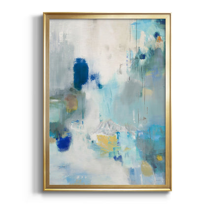 Celeste Motion II - Modern Framed Canvas Print