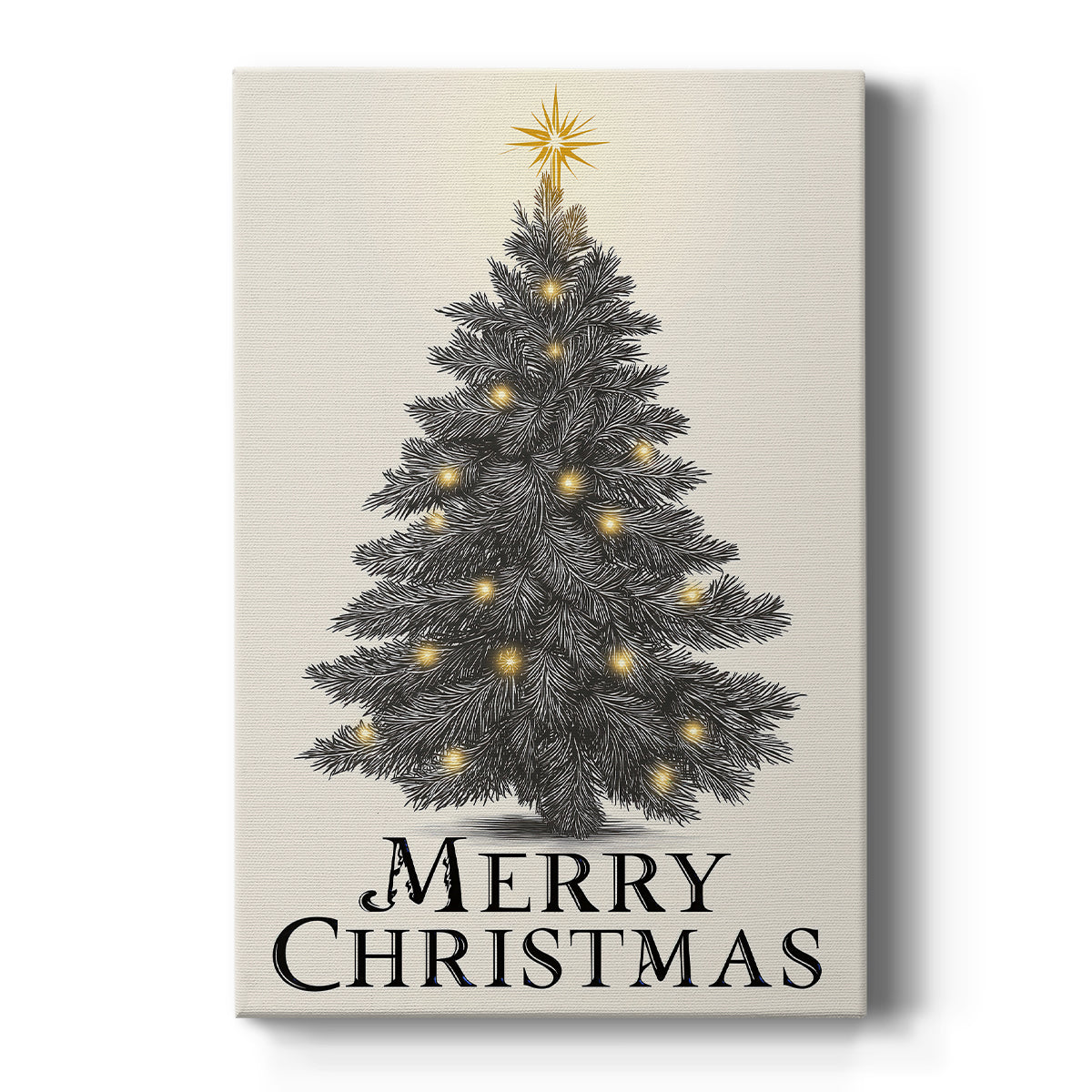 Snowwhite Carol of Evergreen - Canvas Art Print