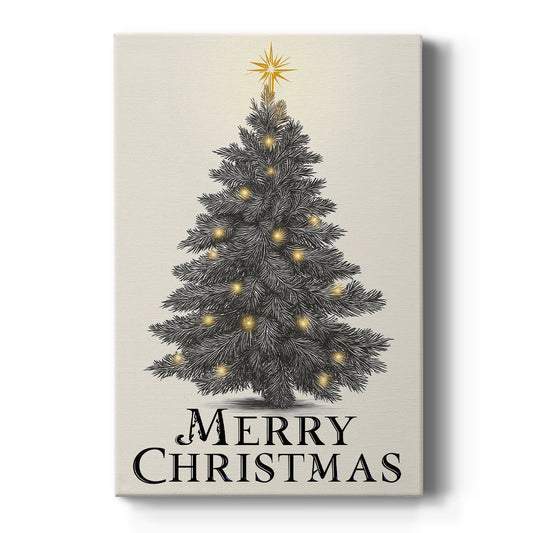 Snowwhite Carol of Evergreen - Canvas Art Print