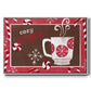 Cozy Cocoa Christmas Collection A - Floater Framed Canvas Print