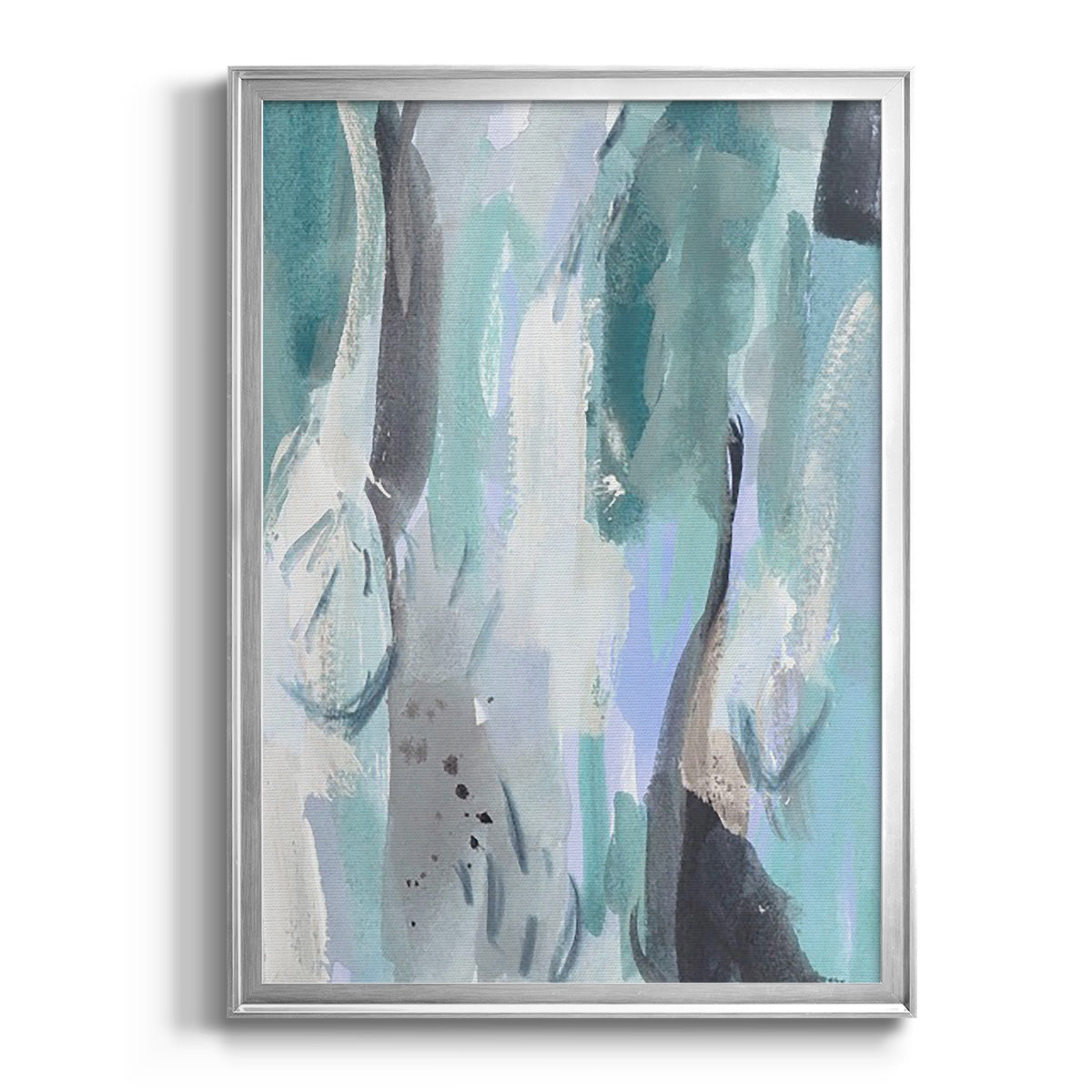 Ocean Crush I - Modern Framed Canvas Print