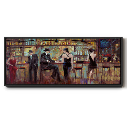 Happy Hour - Floater Framed Canvas Print