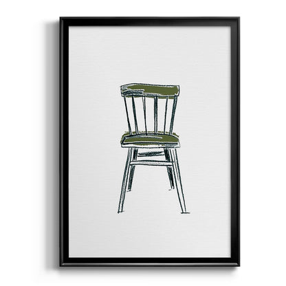Take a Seat IV - Modern Framed Canvas Print