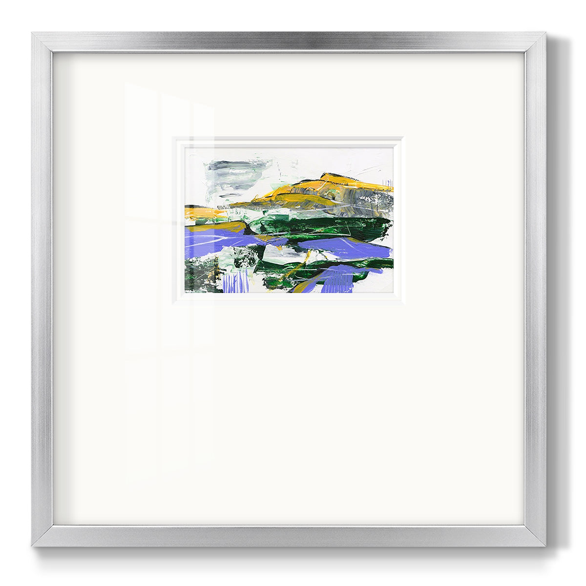 Silent Mountain VI - Double Matboard Framed Print