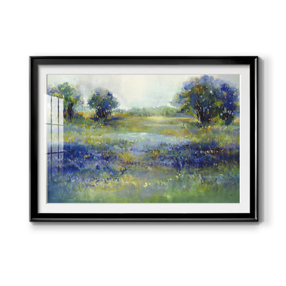 Wildflower View - Modern Framed Art Print