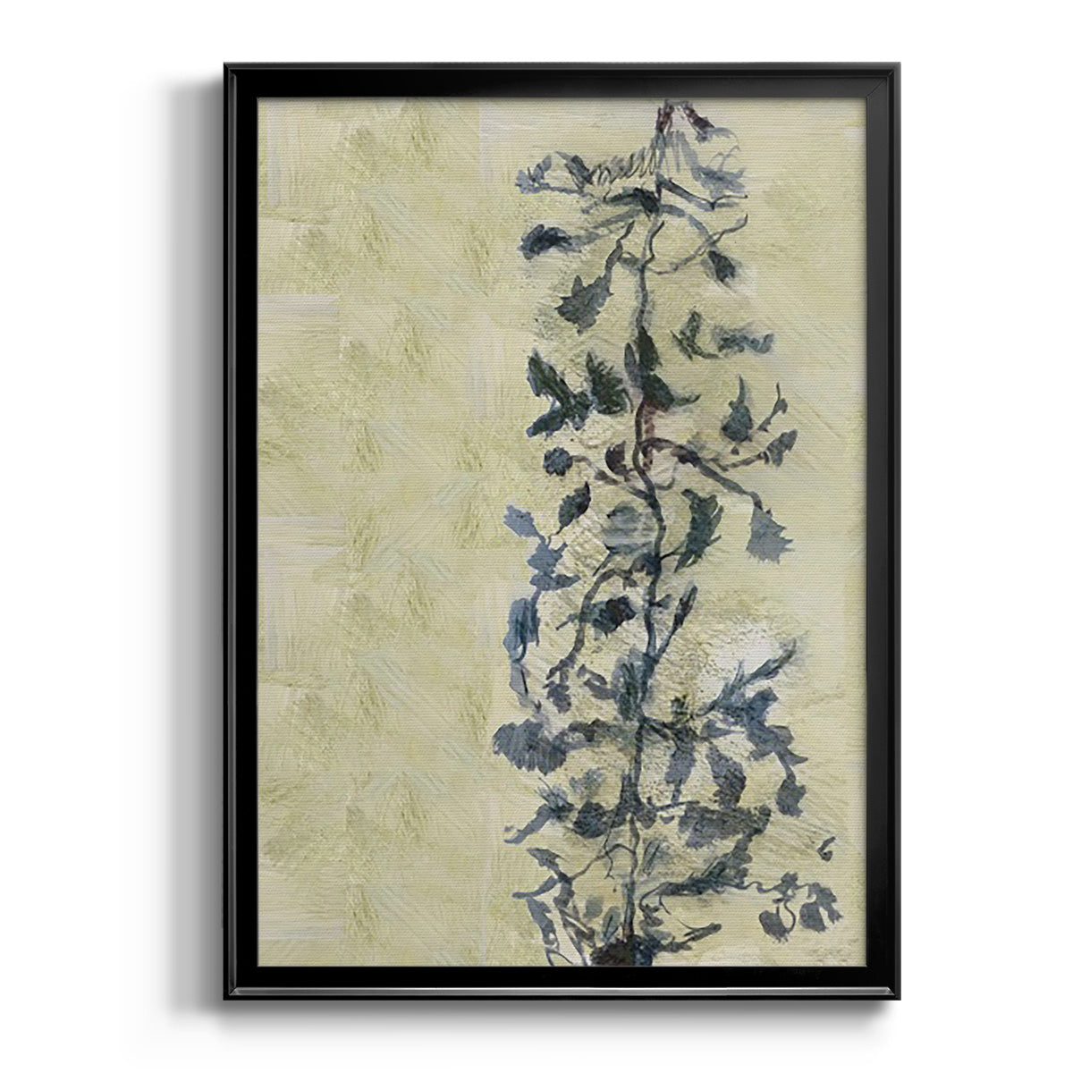 Chinoiserie 2 Tan I - Modern Framed Canvas Print