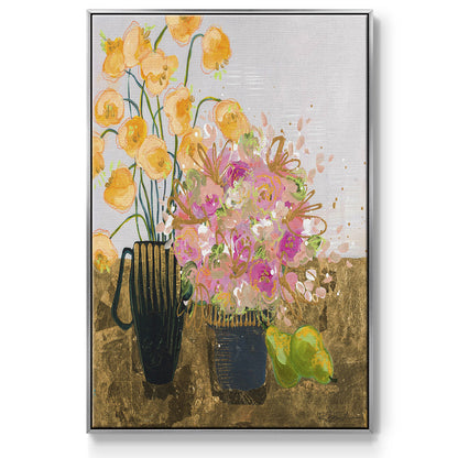 Not So Still Life - Floater Framed Canvas Print