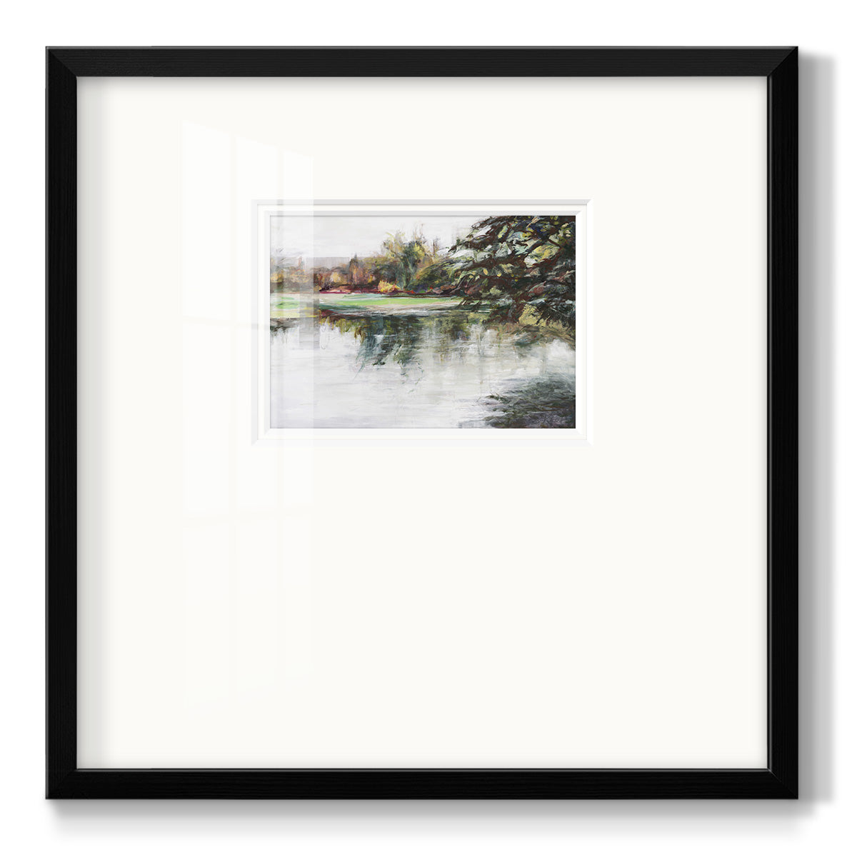 Upon Reflection- Premium Framed Print Double Matboard