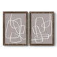 Linen Roundabout I - Premium Framed Canvas 2 Piece Set - Ready to Hang