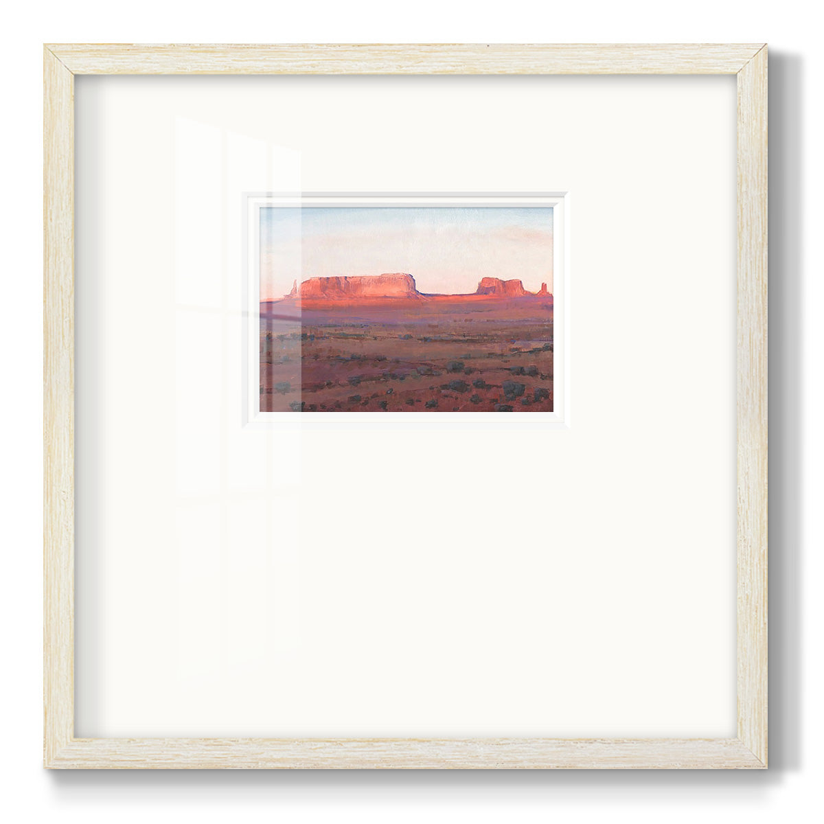 Red Rocks at Dusk I Premium Framed Print Double Matboard