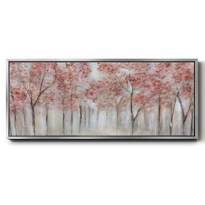 Blushing Spring - Floater Framed Canvas Print