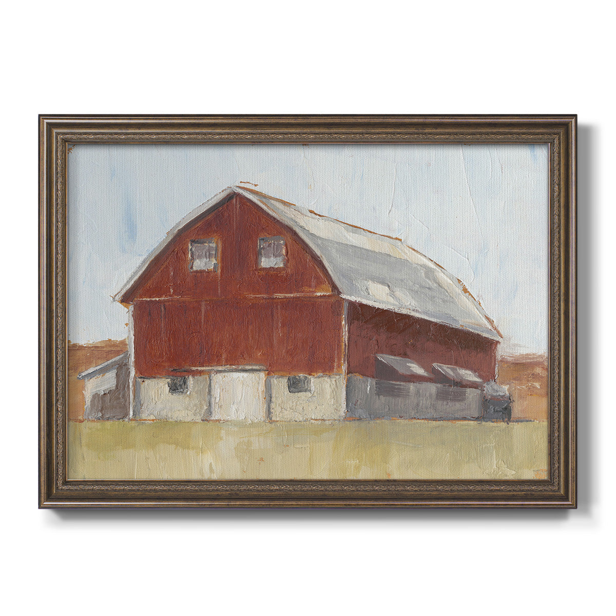 Rustic Red Barn II Premium Framed Canvas- Ready to Hang