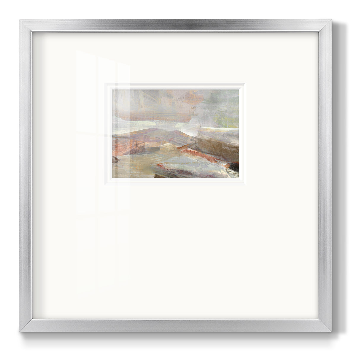 Distant Canyon - Double Matboard Framed Print