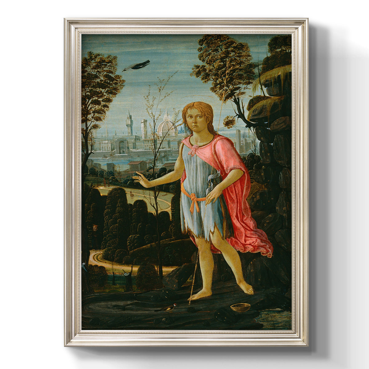 Saint John the Baptist - Ornate Framed Canvas Print