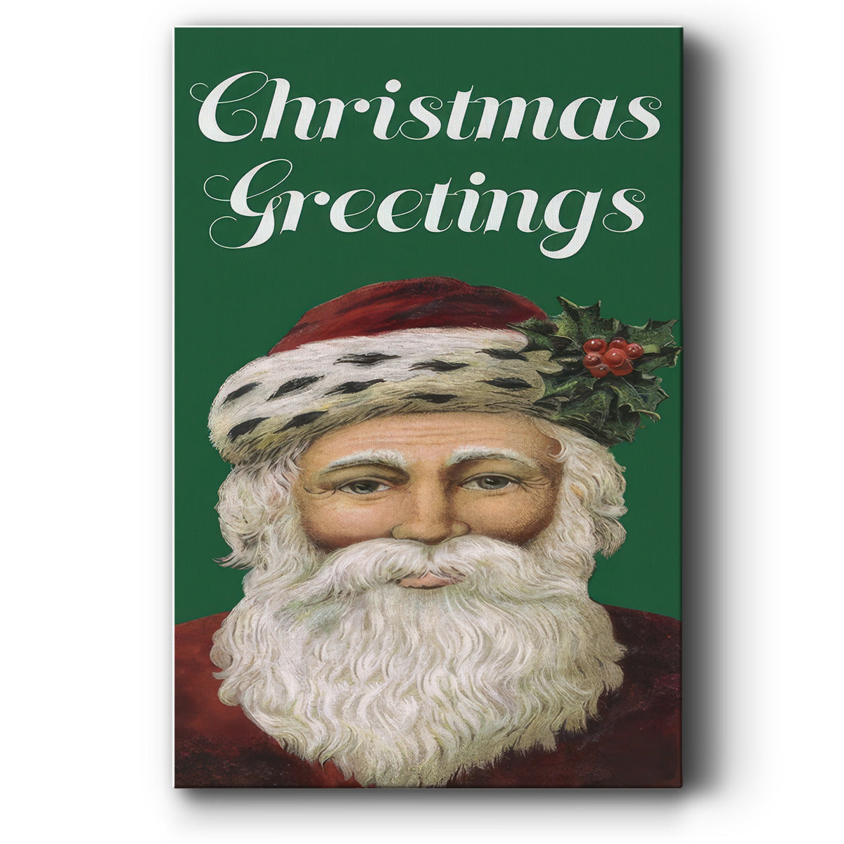 Retro Santa Claus I - Gallery Wrapped Canvas