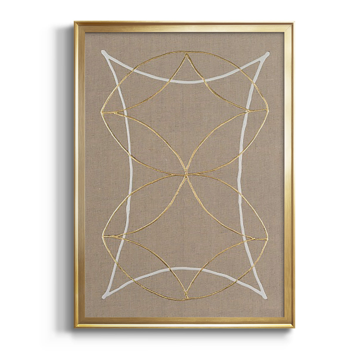 Hyperbola I - Modern Framed Canvas Print