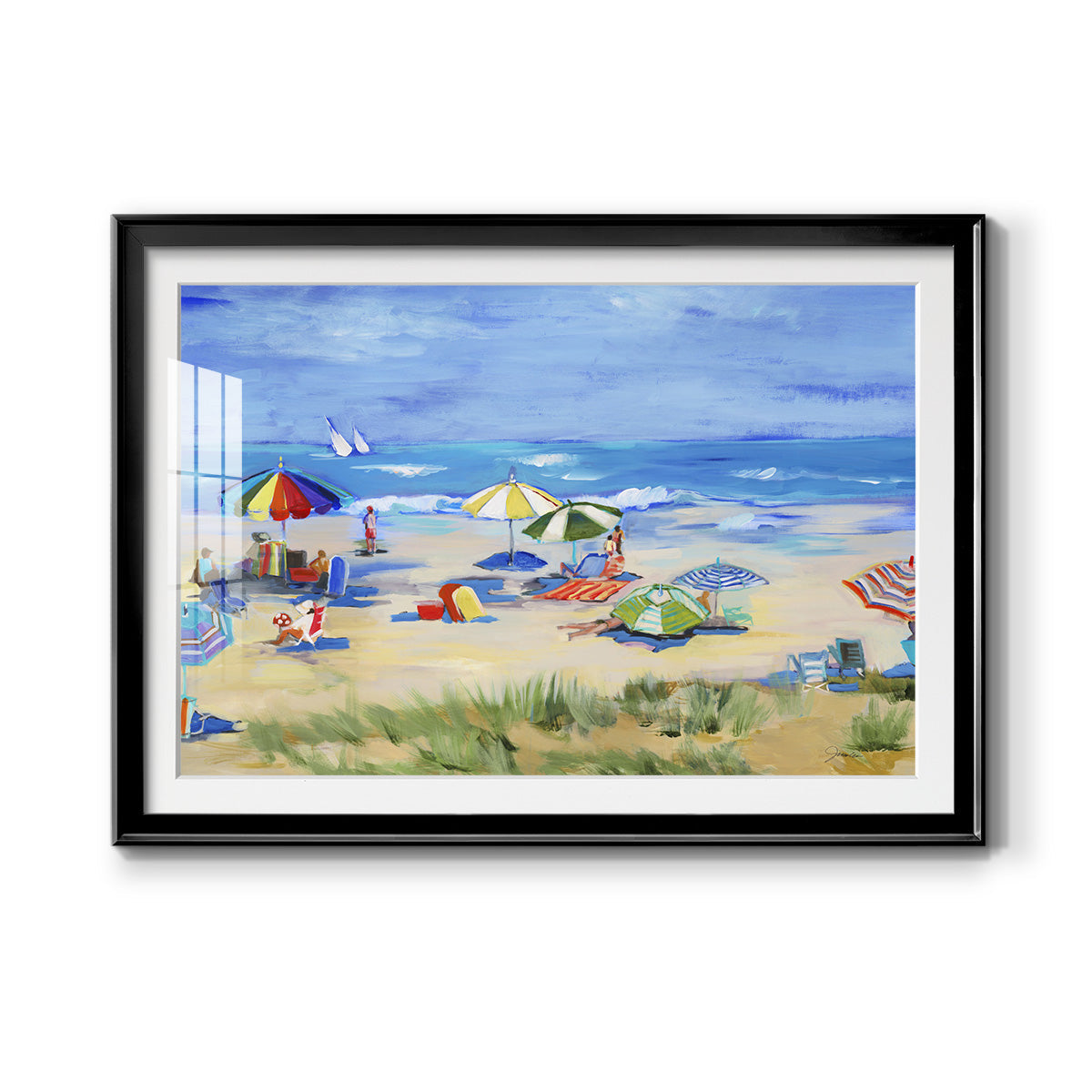 Sunshine State of Mind Premium Framed Print - Ready to Hang